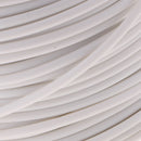 1 Roll Inner Dia. 3mm Wire Marking Machine PVC Pipe Sleeve Cable Marker White Color 1.5mm2