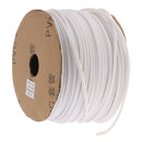 1 Roll Inner Dia. 3mm Wire Marking Machine PVC Pipe Sleeve Cable Marker White Color 1.5mm2