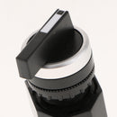 3-Position, NO/NC Rotary Switch with Removable knob,Plastic Latching Maintained
