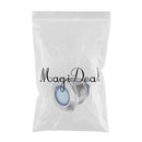 19mm 12V Metal Indicator Light Blue LED ~Flat Head