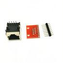 2x RJ45 Connectors and Breakout Board Adapter Set Mining Ethernet Jacks