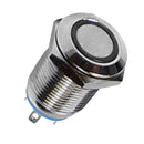 12mm 12V Waterproof LED Metal Indicator Ring Lights Signal Lamp Welding Foot