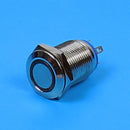 12mm 12V Waterproof LED Metal Indicator Ring Lights Signal Lamp Welding Foot