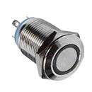 12mm 12V Waterproof LED Metal Indicator Ring Lights Signal Lamp Welding Foot
