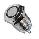 12mm 12V Waterproof LED Metal Indicator Ring Lights Signal Lamp Welding Foot