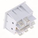 New KCD3 250V 16A 20A LED Triple Rocker Switch 3-Switches 8-Pins 40x34x30mm