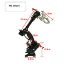 Smart 8 DOF Robot Arm Stainless Steel Robotic Arm Claw For Grabing