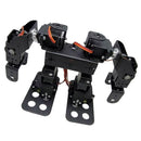 Flexible Black Metal 8 DOF Walking Robot Robotic Kit
