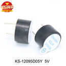 5V Active Alarm Buzzer Super Loud Beeper Tracker 2 Terminals Electronic Continuous Sound Buzzer 50pcs 12X9.5mm for FPV Racing Drone RC