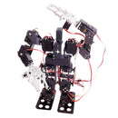 Metal 15 DOF Bipedal Walking Robot Kit with Robotic Arm Claw