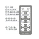 Rotary Button 110-220V 100W LED Dimmer with IR Remoter For Power Supply IP44, 0-100% Brightness Adjustment
