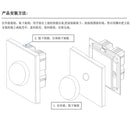 Adjustable 150W Wireless Knob Type Stepless Dimming + Remote Control Dimming Switch