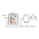 Wireless Remote Control Touch Stepless Dimming 12-24V LED PWM Dimmer