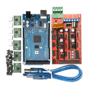 3D Printer RAMPS 1.4 Board+Mega 2560 R3 +A4988 Driver+ USB Cable+Jumper Cap