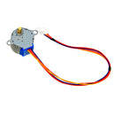 DC 5V 4 Phase 5 Wires Step Motor Valve Gear Stepper Motor,Diameter: 27mm Cable Length: 23cm