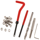 25 Pcs Thread Repair Kit, M6 x 1 x 8mm Thread Repair Insert Kit Compatible Hand Tool Set for Auto Repairing
