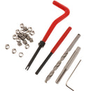 25 Pcs Thread Repair Kit, M6 x 1 x 8mm Thread Repair Insert Kit Compatible Hand Tool Set for Auto Repairing