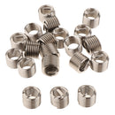 25 Pcs Thread Repair Kit, M6 x 1 x 8mm Thread Repair Insert Kit Compatible Hand Tool Set for Auto Repairing