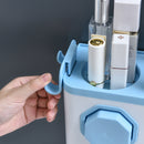 Multifunction Toothbrush Holder Automatic Toothpaste Dispenser Hair Dryer Rack
