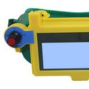 Auto Darkening LCD Welding Helmet Mask Goggles, Solar Welder Eyes Glasses, Eye Protection, Green+Yellow, 1Pack