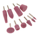 10pcs 6mm Multifunctional Mounted Grinding Polishing Accessories Attachment Set