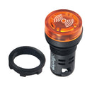 Buzzer Lamp AD16-22SM LED Flash Alarm Indicator Signal Lamp With Buzzer 220V AC, Yellow