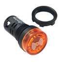 Buzzer Lamp AD16-22SM LED Flash Alarm Indicator Signal Lamp With Buzzer 220V AC, Yellow
