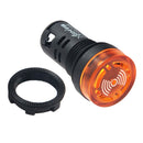 Buzzer Lamp AD16-22SM LED Flash Alarm Indicator Signal Lamp With Buzzer 220V AC, Yellow