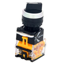 1 Piece Black 2 Position Short Handle Control Device Button Switch, Using High Purity Silver Point Greatly