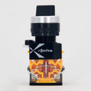 1 Piece Black 2 Position Short Handle Control Device Button Switch, Using High Purity Silver Point Greatly