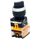 1 Piece Black 2 Position Short Handle Control Device Button Switch, Using High Purity Silver Point Greatly