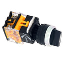 1 Piece Black 2 Position Short Handle Control Device Button Switch, Using High Purity Silver Point Greatly