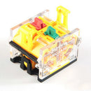 1 Piece Green 3 Position LA38 Short Handle Control Device Button Switch, Using High Purity Silver Point Greatly