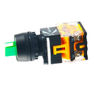 1 Piece Green 3 Position LA38 Short Handle Control Device Button Switch, Using High Purity Silver Point Greatly