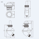 Explosion Proof Switch Button With Light w/High Quality Imported Engineering Plastics 6x3x9.5cm