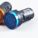 AC Voltage Digital LED Display Voltmeter AC 50-500V Voltage Meter Monitor Volt Detetor Blue