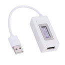 Mini Dual USB Current Voltage Tester - USB Ammeter Charging Tester Monitor - USB Ports Digital Display DC 4-30V, 0-99 hours