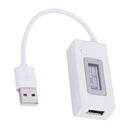 Mini Dual USB Current Voltage Tester - USB Ammeter Charging Tester Monitor - USB Ports Digital Display DC 4-30V, 0-99 hours