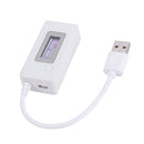 Mini Dual USB Current Voltage Tester - USB Ammeter Charging Tester Monitor - USB Ports Digital Display DC 4-30V, 0-99 hours