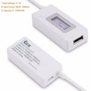 Mini Dual USB Current Voltage Tester - USB Ammeter Charging Tester Monitor - USB Ports Digital Display DC 4-30V, 0-99 hours