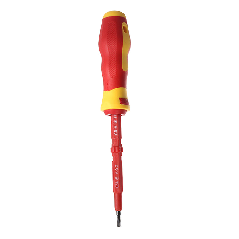 1 Set 8-Piece Multi-functional Electrician Screwdriver Insulated Screwdriver Plastic 18.5x15x4cm