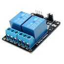5V Relay Module with Optocoupler 2 Channel Relay Module