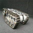 Alloy Strong Motor Shock Absorption Tank Car Chassis Track Crawler Kits for Arduino DIY Robot Toy