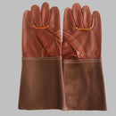 Welding Gloves 14Inch Cowhide Leather Protective Work Gloves for Safe Welding Work Gloves, Splash Proof & Heat Resistant