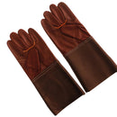 Welding Gloves 14Inch Cowhide Leather Protective Work Gloves for Safe Welding Work Gloves, Splash Proof & Heat Resistant
