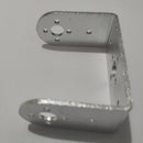 Silver PTZ Servo Bracket, Robot Servo Mounting Bracket for Manipulator DIY Robot Mount 2.2x 0.98x 1.73 inch