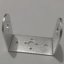 Silver PTZ Servo Bracket, Robot Servo Mounting Bracket for Manipulator DIY Robot Mount 2.2x 0.98x 1.73 inch