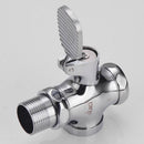 Toilet Push Flush Flusher Button-Type Manual Delay Valve, Convenient to install and replace