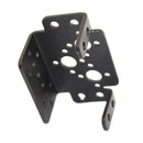 Black PTZ Servo Bracket, Robot Servo Mounting Bracket for Manipulator DIY Robot Mount 2.28x 1.46x 1 inch