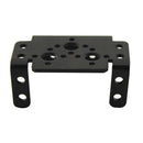 Black PTZ Servo Bracket, Robot Servo Mounting Bracket for Manipulator DIY Robot Mount 2.28x 1.46x 1 inch
